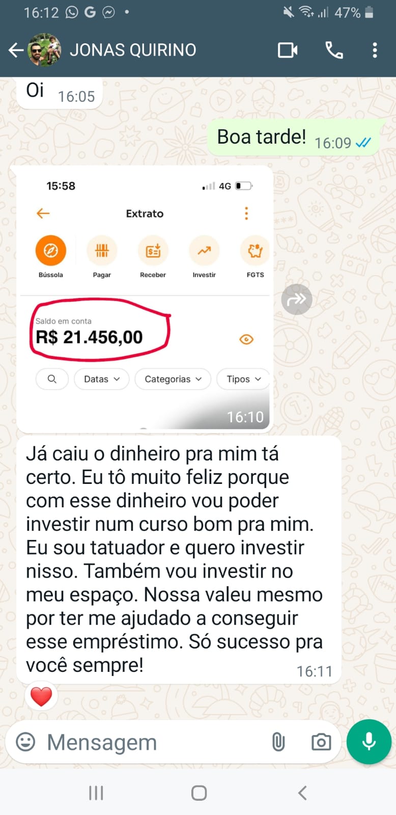 JonasQuerinoDepoimentoLVN